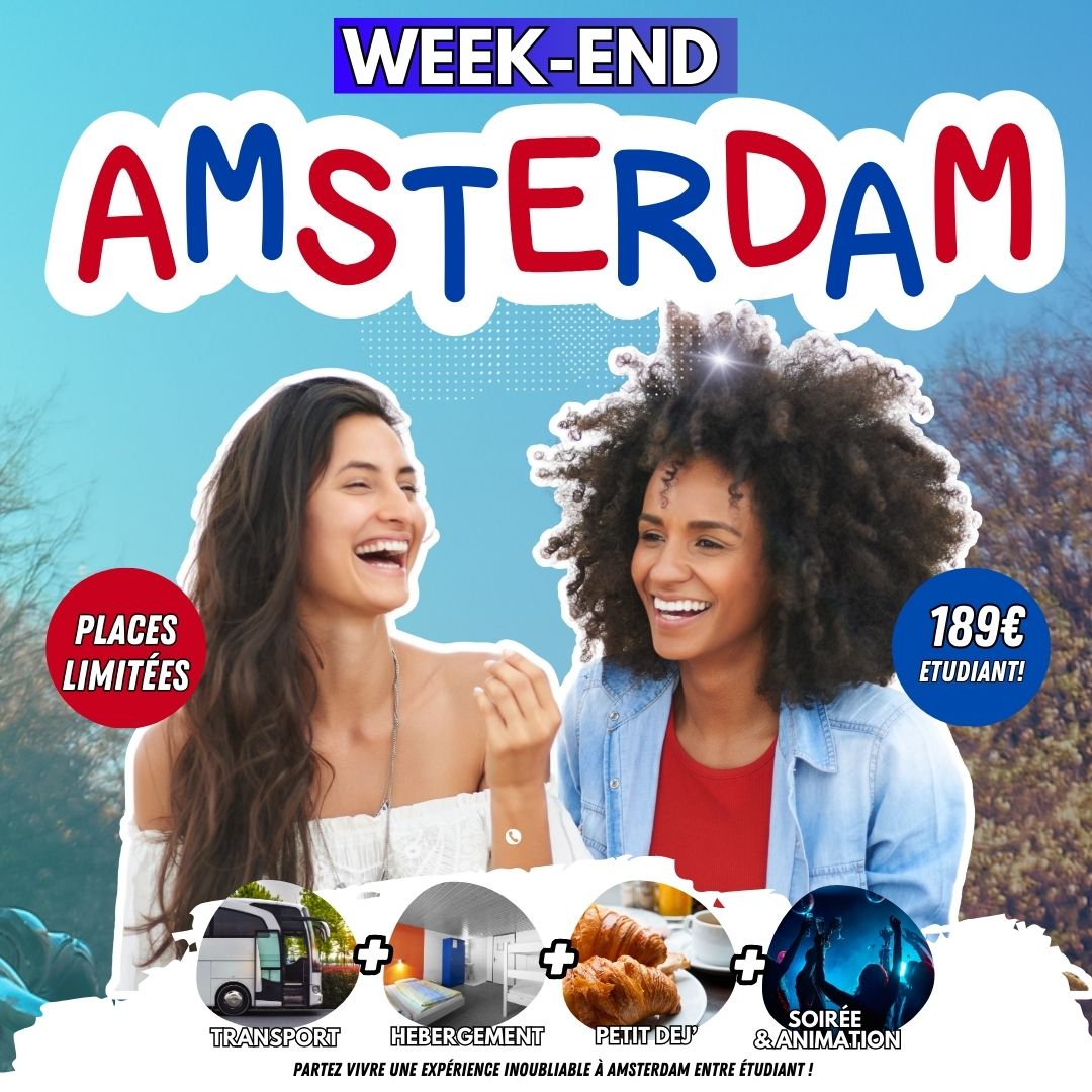 Week-end à Amsterdam entre étudiant et BDE